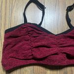 Beyond Yoga  small red sports bra Photo 1