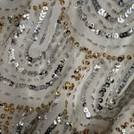 Arden B White/Cream Beaded Spaghetti Strap Dress, Size Medium Photo 3