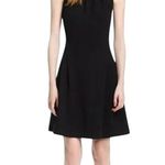 Tory Burch Sheila Embellished Floral Fit and Flare Little Black Dress - Size 4 Photo 0