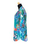 Amanda Uprichard  100% SILK FLORAL SHIRT BLOUSE SIZE SMALL Photo 6