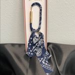 Serefina | Navy Bandana Boho Bag Charm Blue Photo 7