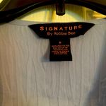 Signature by Robbie Bee Periwinkle Two piece set , blouse and skirt . Blue Size 8 Photo 4