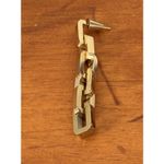 Eddie Borgo Timeless Supra Link Drop Earrings 12K Gold Plated NIP Elegant Photo 6