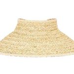 l*space  Del Mar Visor in Natural One Size New Womens Straw Hat Photo 1