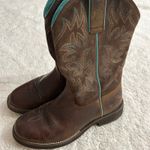 Ariat  Women's Cowboy Boots Fatbaby Dapper Western Leather Teal 6.5B , 10016238 Photo 0