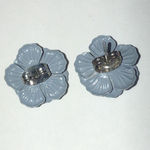 Light Blue Flower Earrings Photo 1