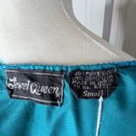 Sequin Teal Tank Top size small Blue Photo 2