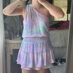 Pink Tye Dye One Shoulder dress Photo 1