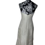 Ivory Silk Organza Strapless Trumpet Bridal Gown Romantic Old Money Elegant Mini Size 4 Photo 1