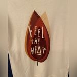 Current/Elliott Current Elliott Off White Feel the Heat Women’s Off White Tee Shirt Size Small Photo 3