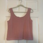 St. John  Knits Blush Low Scoop Neck Santana Knit Shell size medium Photo 8