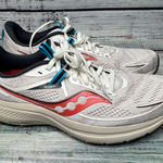Saucony  Omni 21 Women’s Size 8.5 White Coral Teal Running Shoes NEW Photo 0
