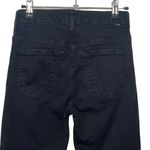 MOTHER High Waisted Looker Jeans Women’s Size 24 Guilty Party Skinny Ankle Fray Black Photo 6