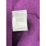 J. Jill Women's Purple‎ Long Sleeve Sweater Sz L Pullover Casual Purple Size L Photo 2
