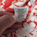 Pacific&Co NY& red Floral Pleated Surplice Sleeveless Blouse Size XL Photo 7