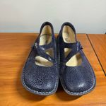 Alegria  Dayna Mary Jane Leather Purple Dottie Crackle Comfort Casual Shoe 40 Photo 1