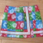 Lilly Pulitzer Lily Pulitzer Colorful Floral Patchwork side zip skort Photo 0