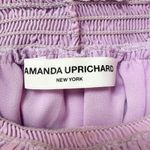 Amanda Uprichard Amanda‎ Uprichard Kimmie Smocked Sleeveless Mini Dress Lilac Purple, Size XS Photo 3