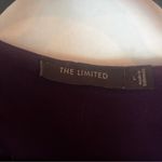 The Limited   like new purple long sleeved dress with belt. Size large Photo 3
