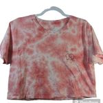Ivory Ella  Pink Tie Dye Crop Top Short Sleeve Size M Photo 0