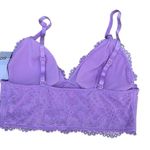 BP Lavender purple lace bralette light padding size medium NEW (Wear 3 ways) Photo 1