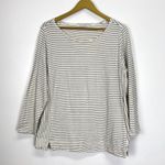 Cut Loose Black and White Striped Top Size L Photo 0