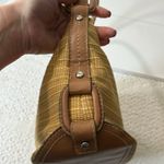 Fossil Tan Woven handbag/shoulder bag, not adjustable strap, magnetic closure Photo 11