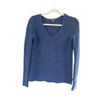 Tommy Bahama  Blue V Neck Long Sleeve Sweater Photo 1