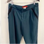 Anthropologie Cartonnier Pleated Dress Pants High Rise Tapered Leg Green Size 10 Photo 1
