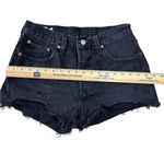 Levi's  501, size 28 black jean‎ shorts Photo 6