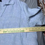 Tahari  Linen Short Sleeve Tunic Top‎ Coastal Beach Swim Cover Lagenlook Summer Photo 6