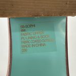 Betsey Johnson  Sophi Champagne Rhinestone Strap Flat Sandals size 8 Wedding Photo 9