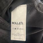 Rolla's Rolla’s Eascoast Flare Denim Overalls Black Photo 9
