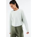Fabletics Anna Tie-Back Sweatshirt In Dusty Teal Photo 1