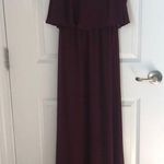 Show Me Your Mumu Caitlin ruffle maxi dress merlot xs Photo 1