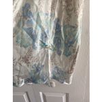 California Dynasty Womens Medium Blue Floral Babydoll Mini Slip Dress Photo 2