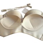 Magic Bra Strapless Nude Bra Front Closure Sz 40 Molded Cup–Cup Size Not Listed Photo 5