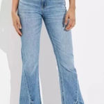 American Eagle 90’s bootcut notch hem high rise jeans 6 Photo 0