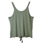 Caslon  Tie‎ Front Tank Top Green XL NWT CN468385MI Photo 6