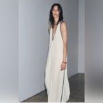 ZARA  long linen blend dress Photo 1