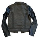American Eagle Cropped bomber jacket with faux leather sleeves, size XS Photo 1