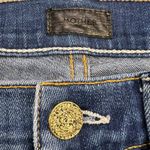 MOTHER Insider Crop Step Fray Jeans Not Rough Enough Wash Stretch Denim Size 25 Blue Photo 2