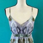 Charlie Jade  abstract peacock purple straps flowy maxi dress in size xs Photo 1