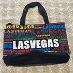 Colorful Las Vegas Tote Bag Black Photo 3