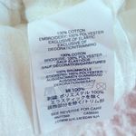 J.Crew Embroidered boho Beach Romper in white red embroidery and tassels size XL Photo 8