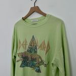 Daydreamer  Def Leppard Crop Tee in Lime Green size Medium Photo 4