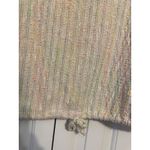 C'Mom vintage 1980s cream‎ and pastel striped sweater blouse White Size M Photo 2