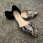 JustFab Snakeskin Flats Photo 0