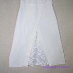 BLITHE Asymmetrical sleeveless Dress off white/ ivory, women size S White Photo 2