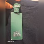 Wild Fable  Black Shirt with Sequin Sleeves Photo 1